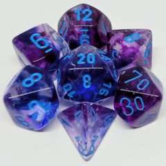 CHX27557 - Polyhedral 7-Die Set - NEBULA NOCTURNAL/BLUE